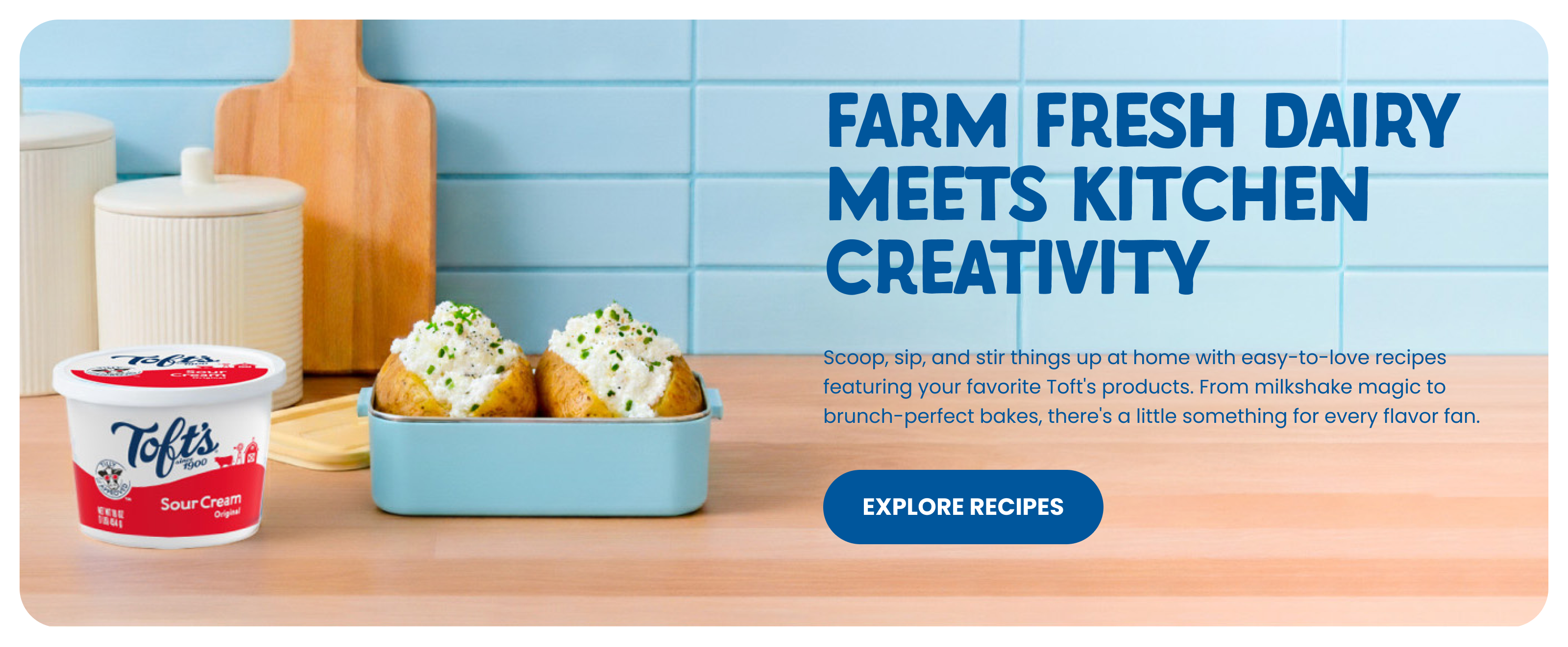 Farm fresh dairy meets kitchen creativity