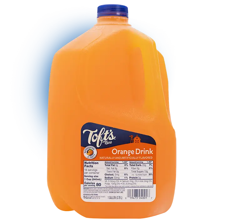 Toft orange drink